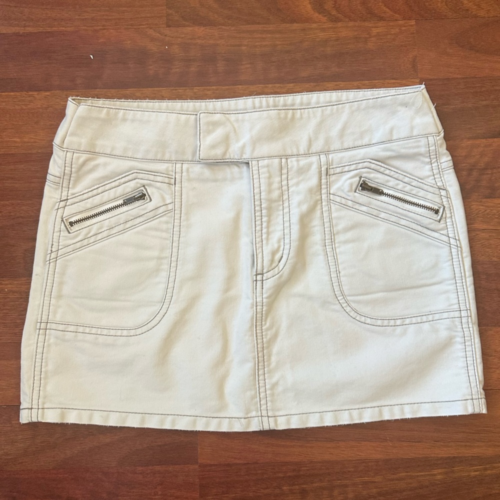 American Eagle Outfitters Cream and Olive Pants